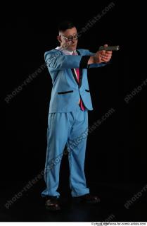 MICHAL AGENT STANDING POSE WITH GUN